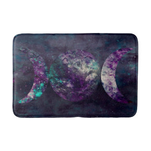 Tapis De Bain Triple Déesse Lunaire Univers Espace
