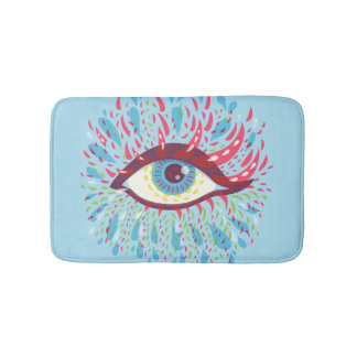 Tapis De Bain Trippy Oye Psychedelic Art