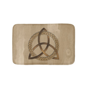 Tapis De Bain Triquetra Celtique Trinity Knot Bath Mat