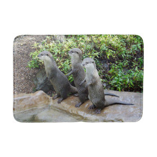 Tapis De Bain Trois Otter Sage, Mousse Mémoire