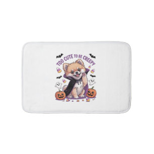 Tapis De Bain Trop mignon pour être effrayant T-shirt Halloween
