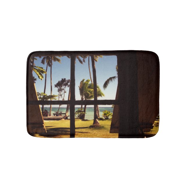 Tapis De Bain Tropical Fiji Beach Scene bmcna (Devant)