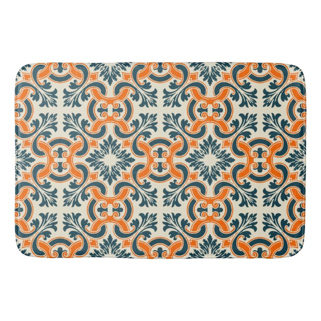 Tapis De Bain Tuile bleue portugaise (Devant)