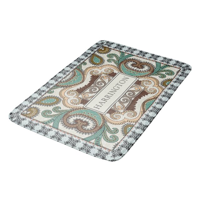 Tapis De Bain Tuile de mosaïque personnalisée Motif de bain Mat (Angle)
