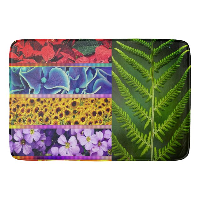 Tapis De Bain tuiles de flore (Devant)