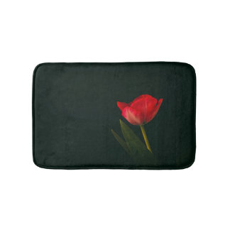 Tapis De Bain Tulipe rouge unique