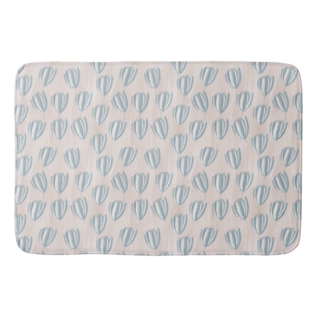 Tapis De Bain Tulipes Balnéaires Floral (Devant)