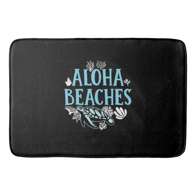 Tapis De Bain Turtle Lover | Plages Aloha (Devant)