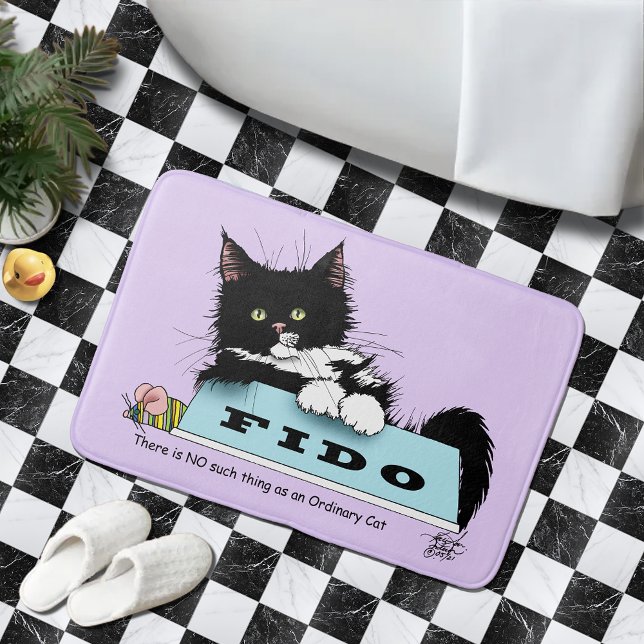 Tapis De Bain Tuxedo Kitten Chien's Bowl (Créateur téléchargé)