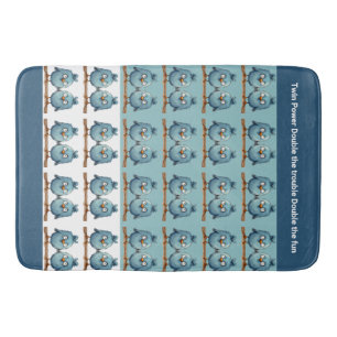 Tapis De Bain Twin Birds