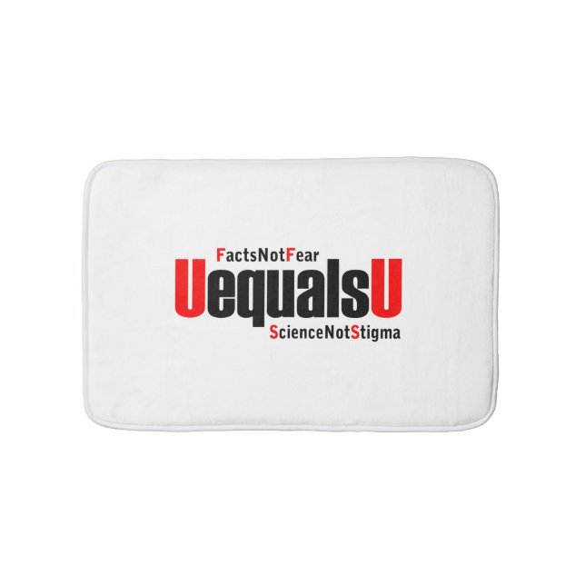 Tapis De Bain U = U - VIH indétectable - Science pas Stigmatisme (Devant)