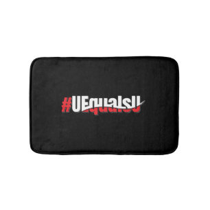 Tapis De Bain UEqualsU VIH Indétectable Art non transmettable