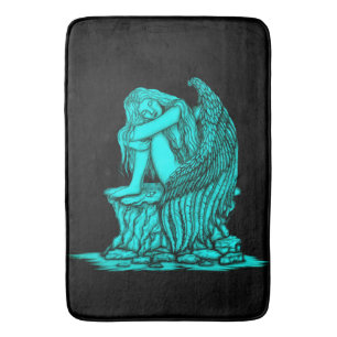 Tapis De Bain Un ange endormi sur la pierre