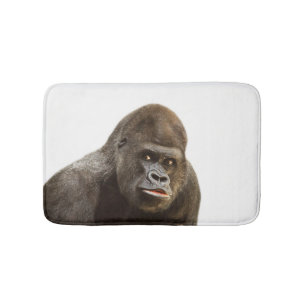 Tapis De Bain Un animal de gorille sauvage safari photo jungle