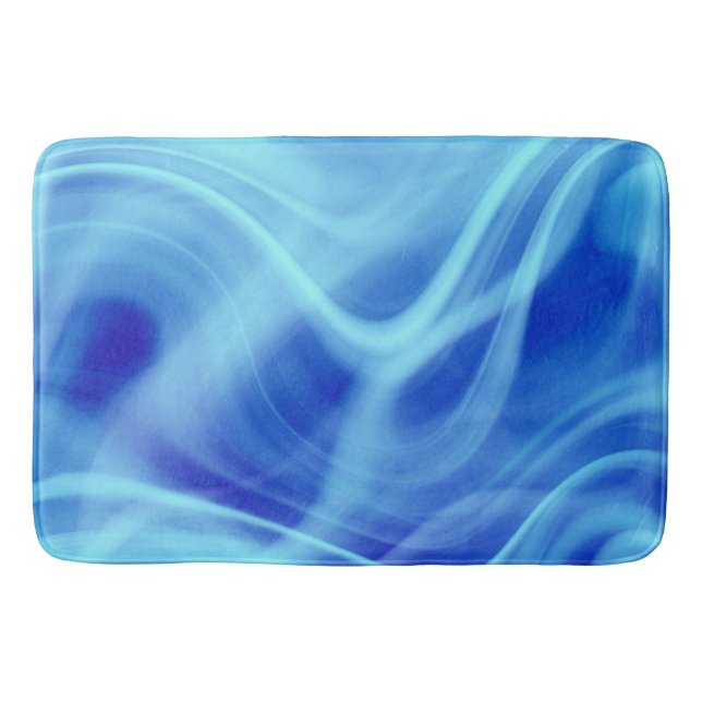 Tapis De Bain Un brouillard bleu mystique (Devant)
