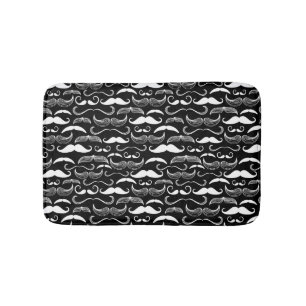 Tapis De Bain Un club des messieurs. Motif de moustache