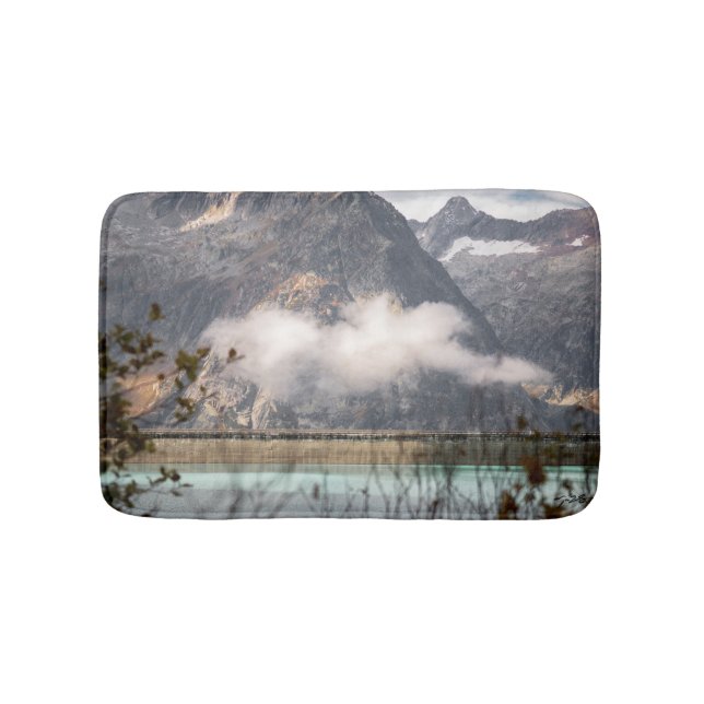 Tapis De Bain Un seul nuage sur un lac (Devant)