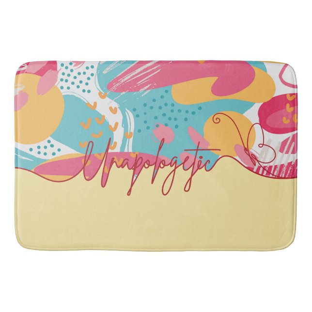 Tapis De Bain Unapologetic Bold Feminine Statement (Devant)