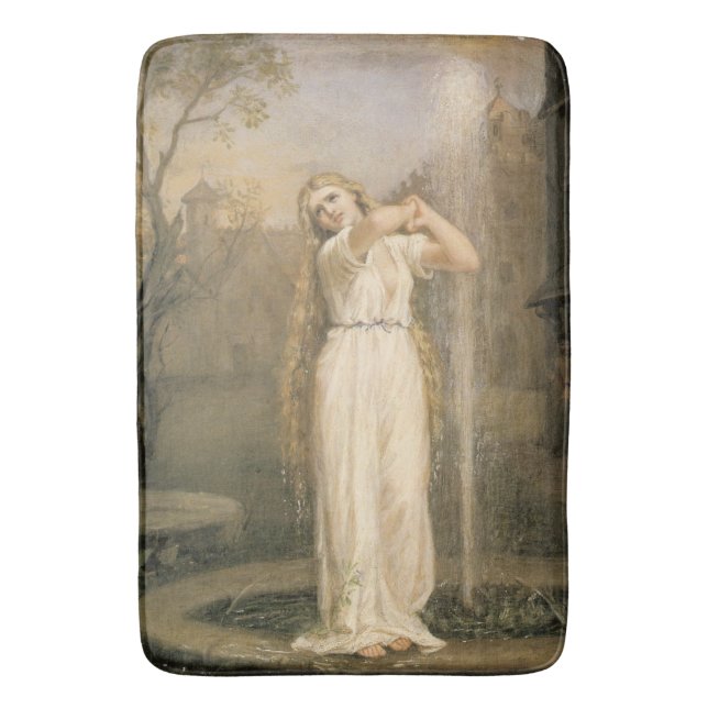 Tapis De Bain Undine (par John William Waterhouse) (devant Vertical)