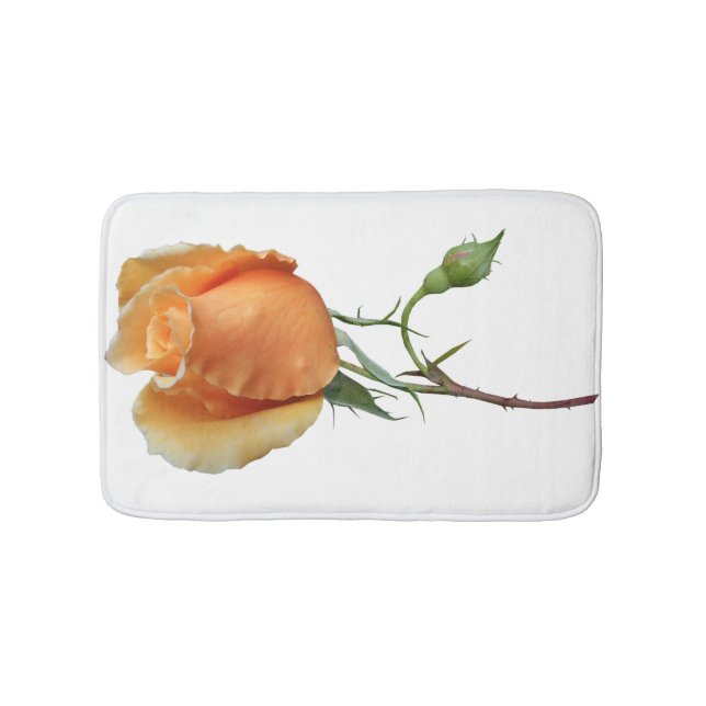 Tapis De Bain Une bouture de rose unique (Devant)