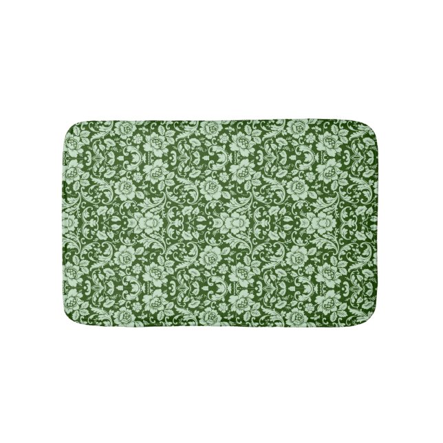 Tapis De Bain Une damassé florale antique (Devant)