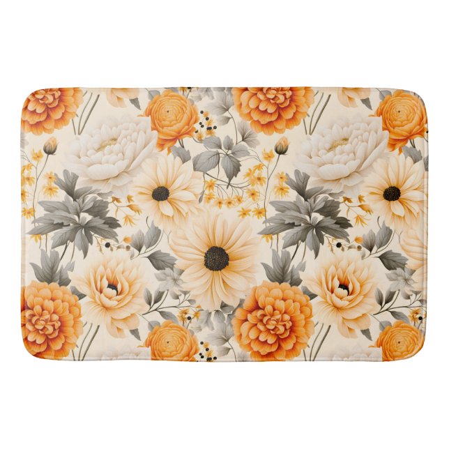 Tapis De Bain Une série florale d'automne 1 (Devant)