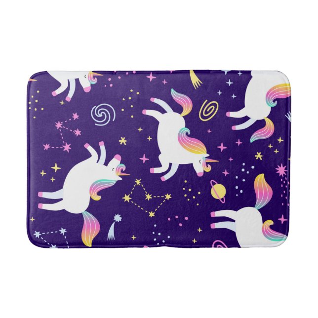 Tapis De Bain Unicorn Fan Club motif Cute (Devant)