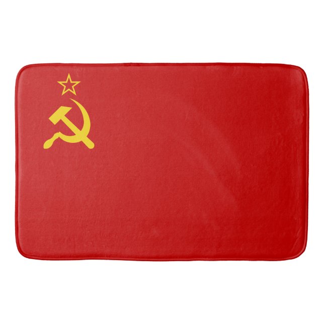 Tapis De Bain URSS Union soviétique Faucille et marteau communis (Devant)