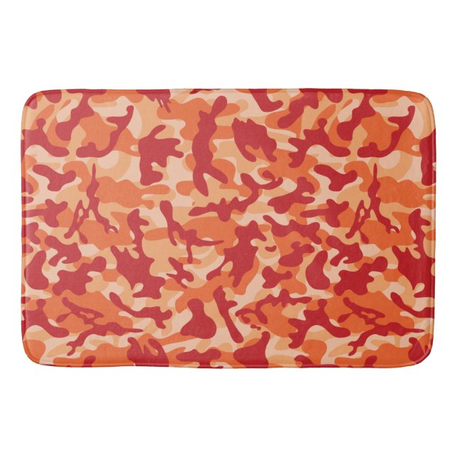 Tapis De Bain Usine de camouflage d'abricot (Devant)