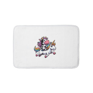Tapis De Bain Vache équitation Unicorn garçons filles hommes fem