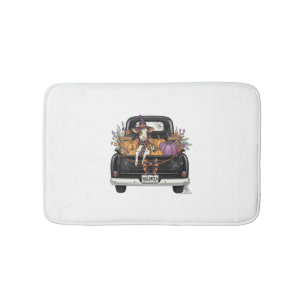 Tapis De Bain Vache Halloween Highland avec camion