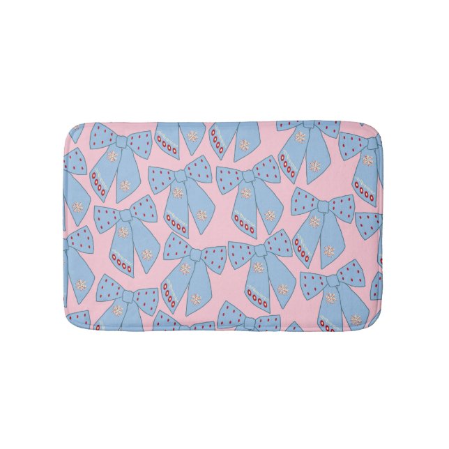 Tapis De Bain Vaches Roses Et Bleues (Devant)
