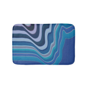 Tapis De Bain Vague bleue