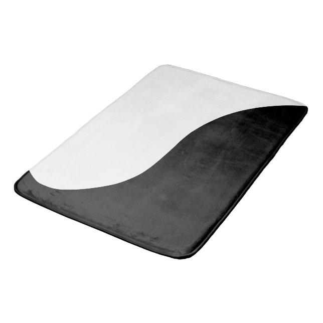 Tapis De Bain Vague douce moderne (Angle)