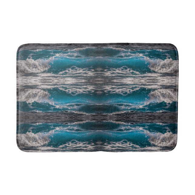 Tapis De Bain Vagues océaniques (Devant)