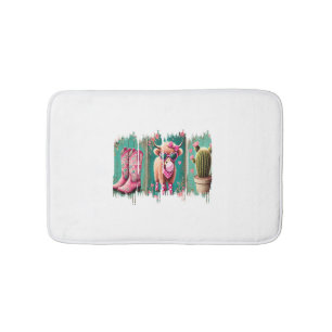 Tapis De Bain Valentine de Cowgirl Rose Png, Cœur Png