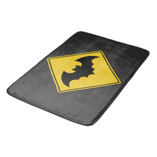 Tapis De Bain Vampire Bat Avertissement Halloween