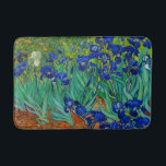 Tapis De Bain Van Gogh irise le bleu floral vintage<br><div class="desc">C'est la peinture à l'huile "iris" faits en 1889 par l'artiste impressionniste Vincent Willem Van Gogh (1853-1890) de courrier néerlandais. C'est notre no. 68 de série de beaux-arts.</div>
