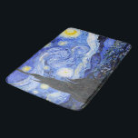 Tapis De Bain Van Gogh La Nuit étoilée<br><div class="desc">Peinture à l'huile du maître hollandais Vincent Van Gogh (1853-1890) Probablement son tableau le plus célèbre, Van Gogh peint "La Nuit étoilée" en 1889 de mémoire alors qu'il se trouvait dans un asile en France où il s'est enregistré pour la dépression.La scène dépeint la vue depuis sa fenêtre de chambre....</div>