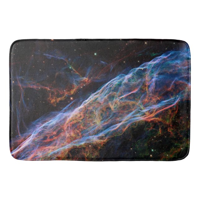 Tapis De Bain Veil Nebula Supernova Reste Télescope Hubble (Devant)