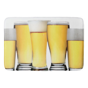 Tapis De Bain Verres de bière glacée