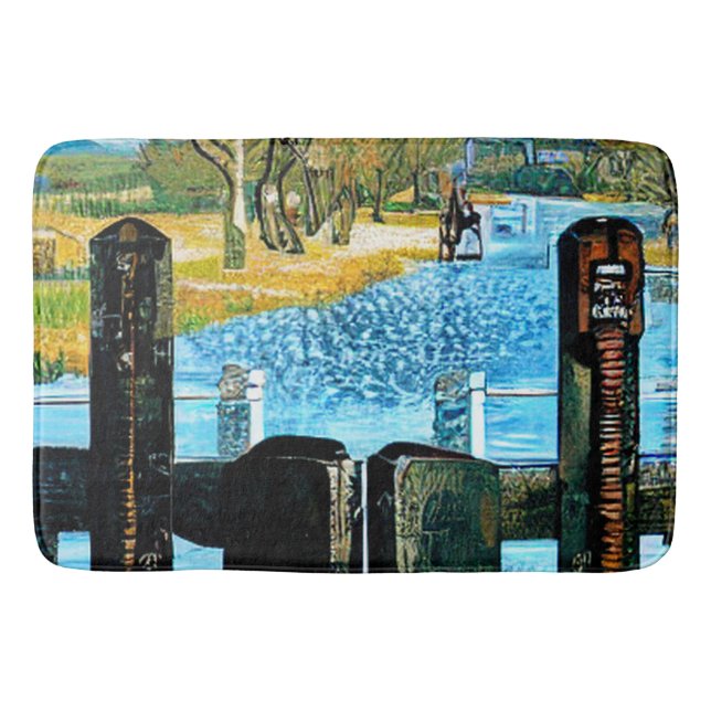 TAPIS DE BAIN VERROUILLAGE DE BATEAU (Devant)