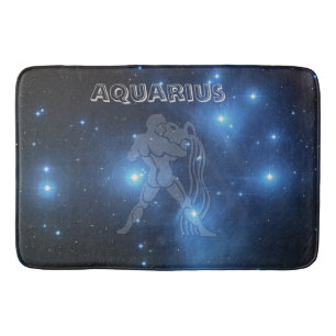 Tapis De Bain Verseau de signe de zodiaque