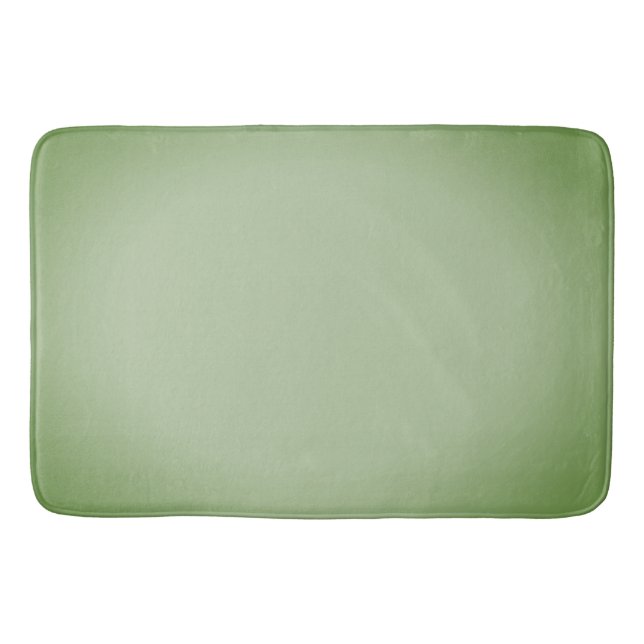 Tapis De Bain Vert céladon de jade solide  (Devant)
