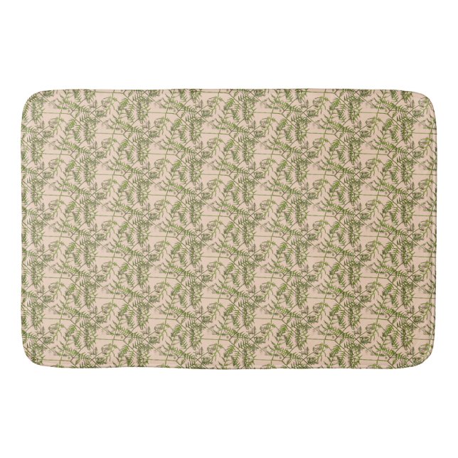 Tapis De Bain vert de printemps  (Devant)