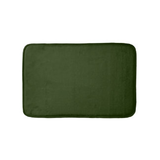 Tapis De Bain Vert Foncé