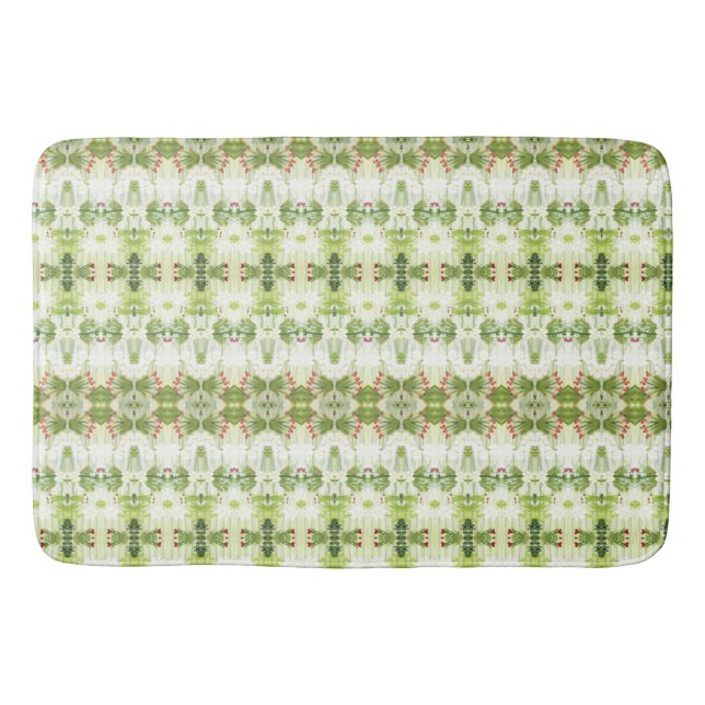 Tapis De Bain Vert foncé et clair (Devant)