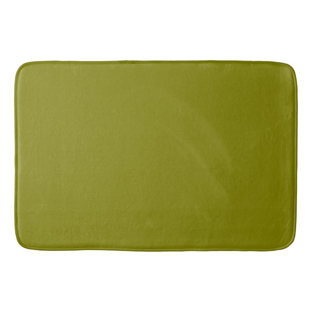 Tapis De Bain Vert olive classique (Devant)