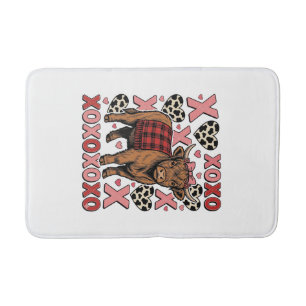 Tapis De Bain Vêtement vintage de la Saint-Valentin XOXO jolie v