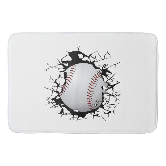 Tapis De Bain Vêtements de baseball - Baseball (Devant)
